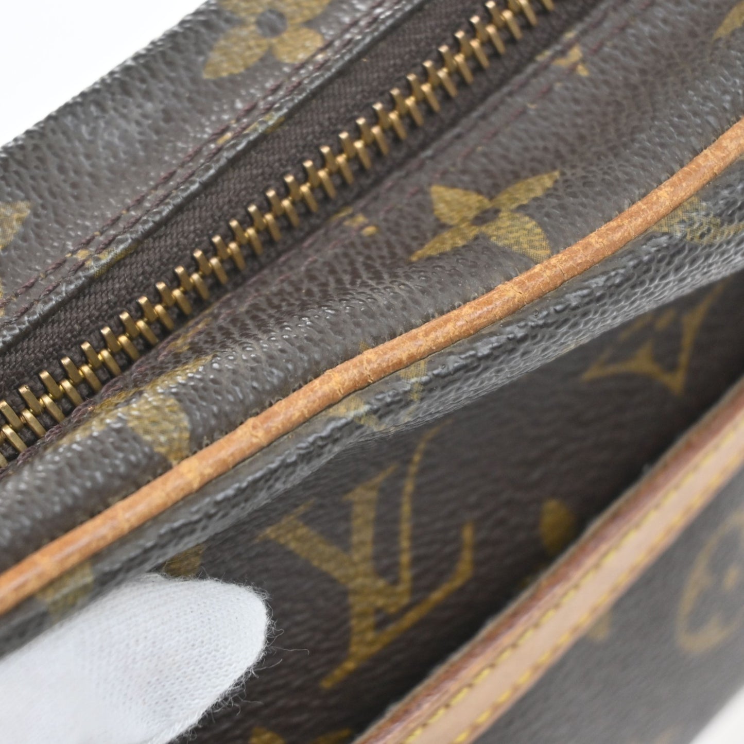 LOUIS VUITTON Trocadero 24 Shoulder Bag Monogram Leather Brown M51276 34MA660