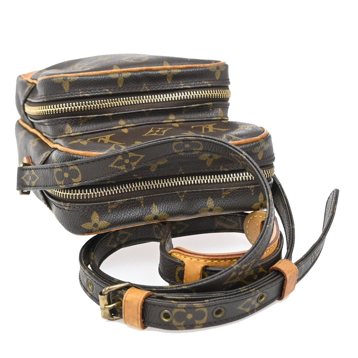 LOUIS VUITTON Amazon Crossbody Shoulder Bag Monogram Leather BN M45236 82EF844