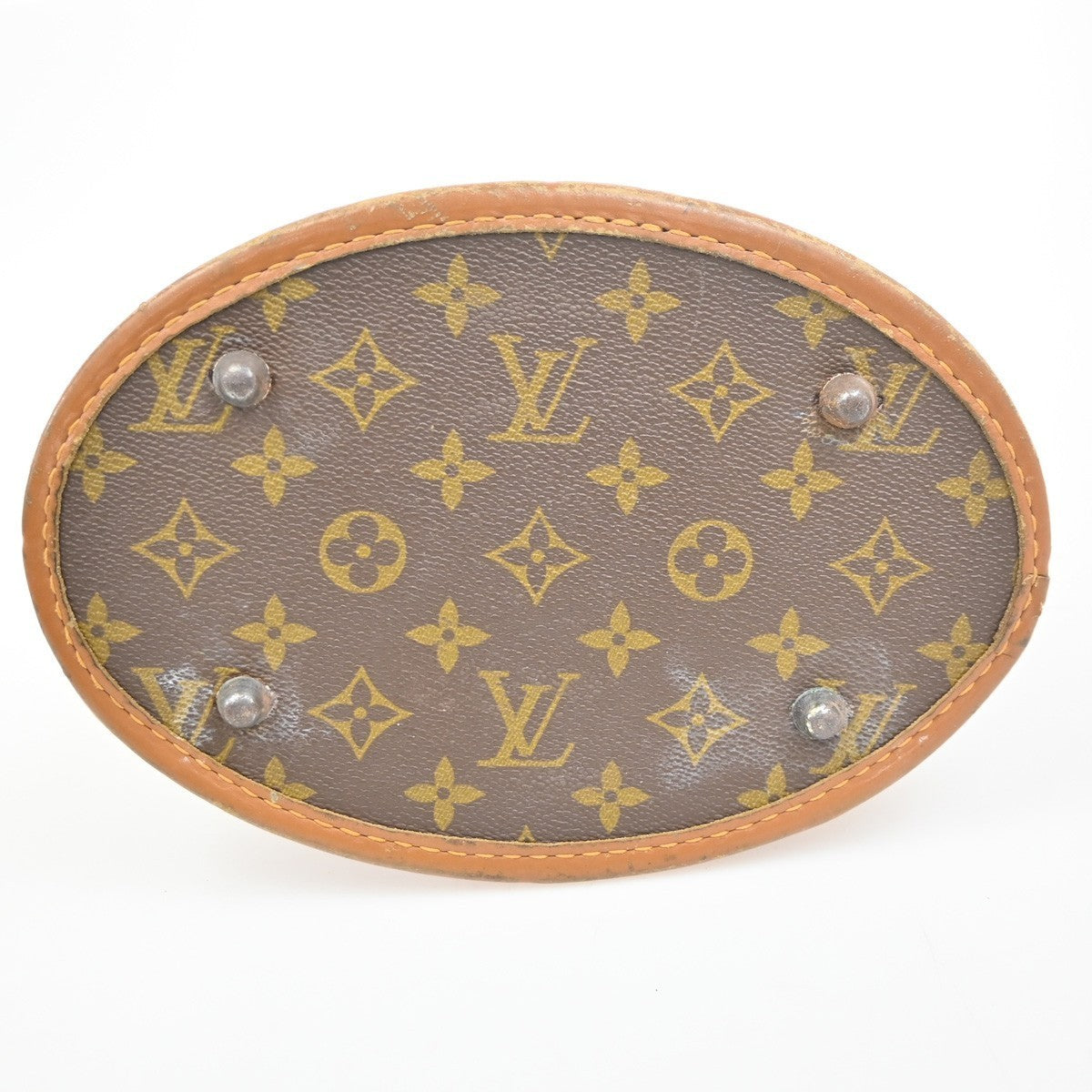 LOUIS VUITTON Bucket Marais Hand Bag Monogram Leather Brown U.S.A T42238 66PA146