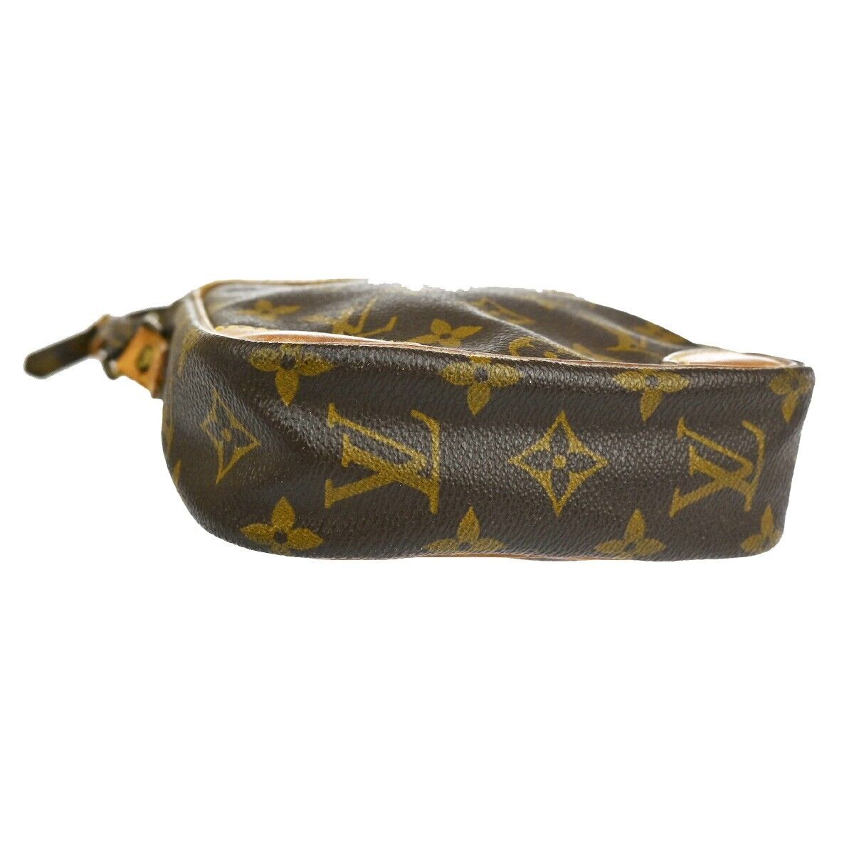 LOUIS VUITTON Danube Shoulder Bag Monogram Leather Brown France M45266 64FA199