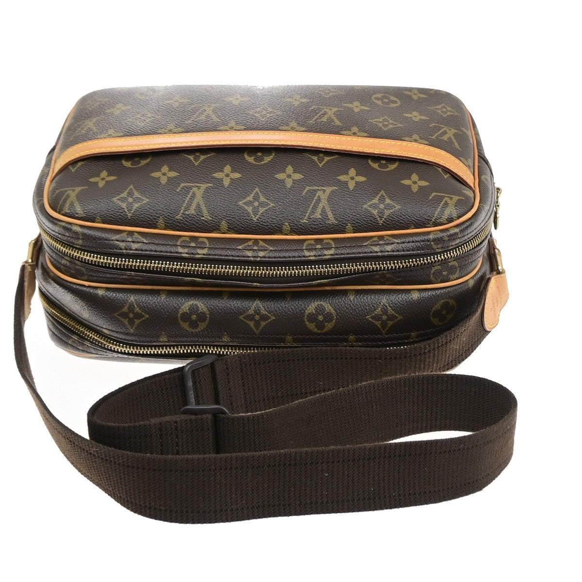 LOUIS VUITTON Reporter Crossbody Shoulder Bag Monogram Leather BN M45254 35MA707