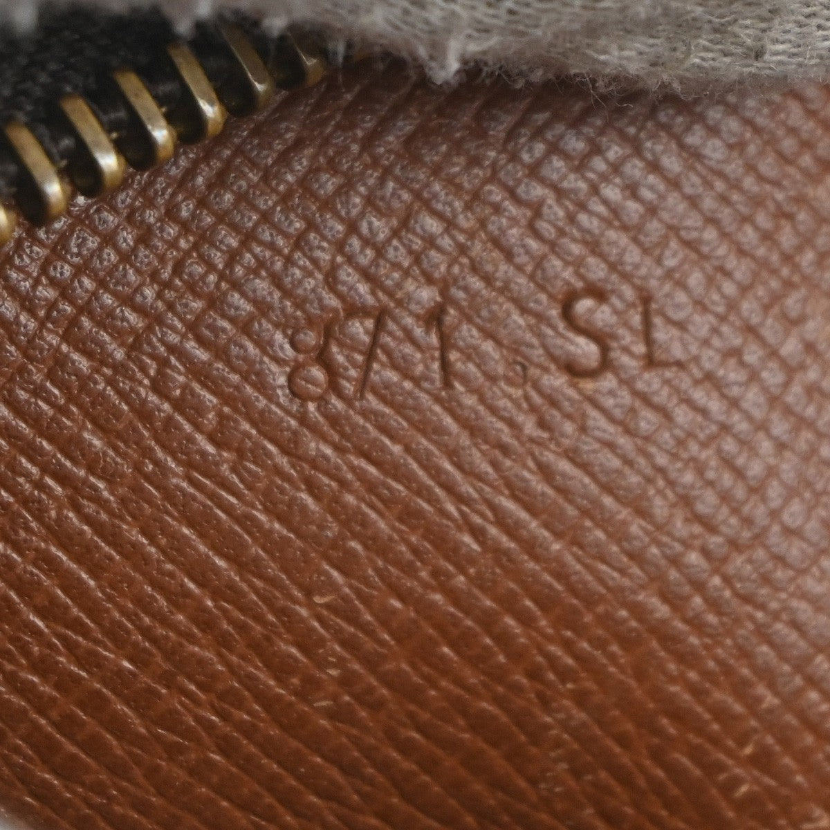 LOUIS VUITTON Danube Shoulder Bag Monogram Leather Brown France M45266 64MA169