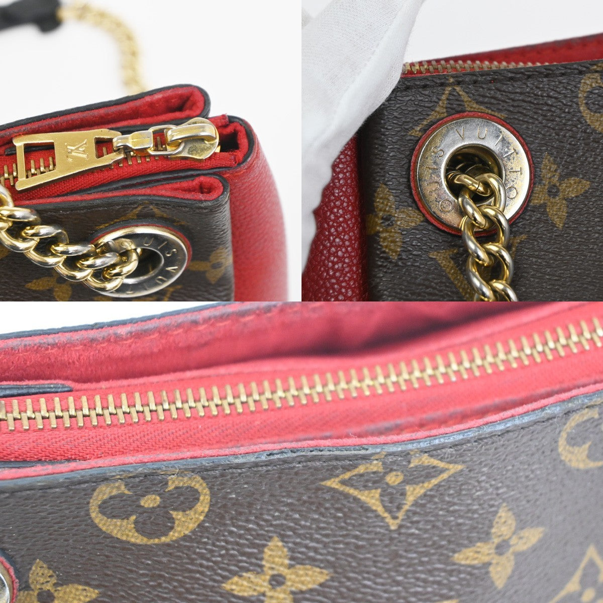 LOUIS VUITTON Surenne BB Shoulder bag Monogram Leather Brown M43776 689TA623