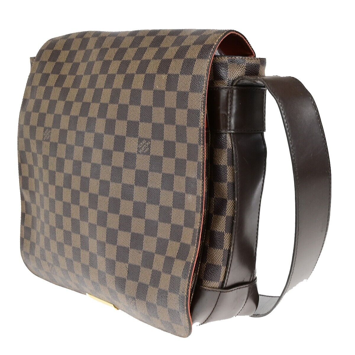 LOUIS VUITTON Bastille Shoulder Bag Damier Ebene Leather Brown N45258 70ED030