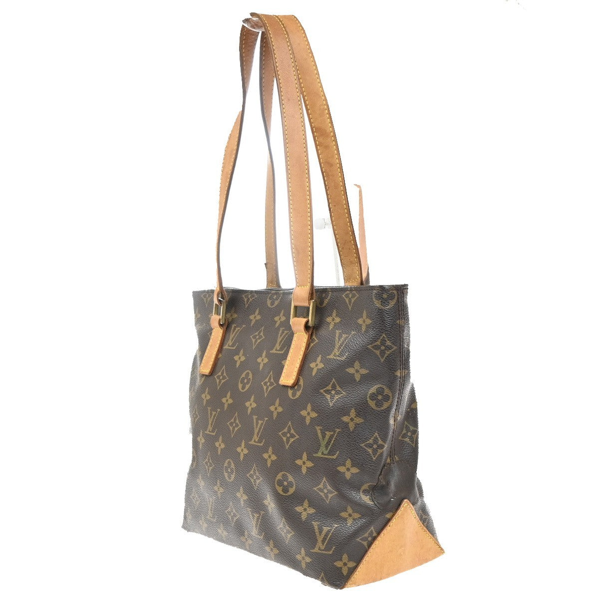 LOUIS VUITTON Cabas Piano Shoulder Bag Monogram Leather Brown M51148 87MA529