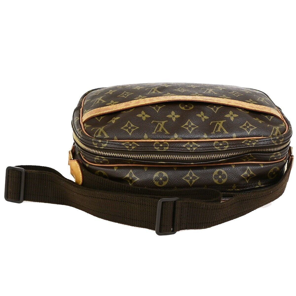 LOUIS VUITTON Reporter PM Crossbody Shoulder Bag Monogram Leather M45254 80ED037