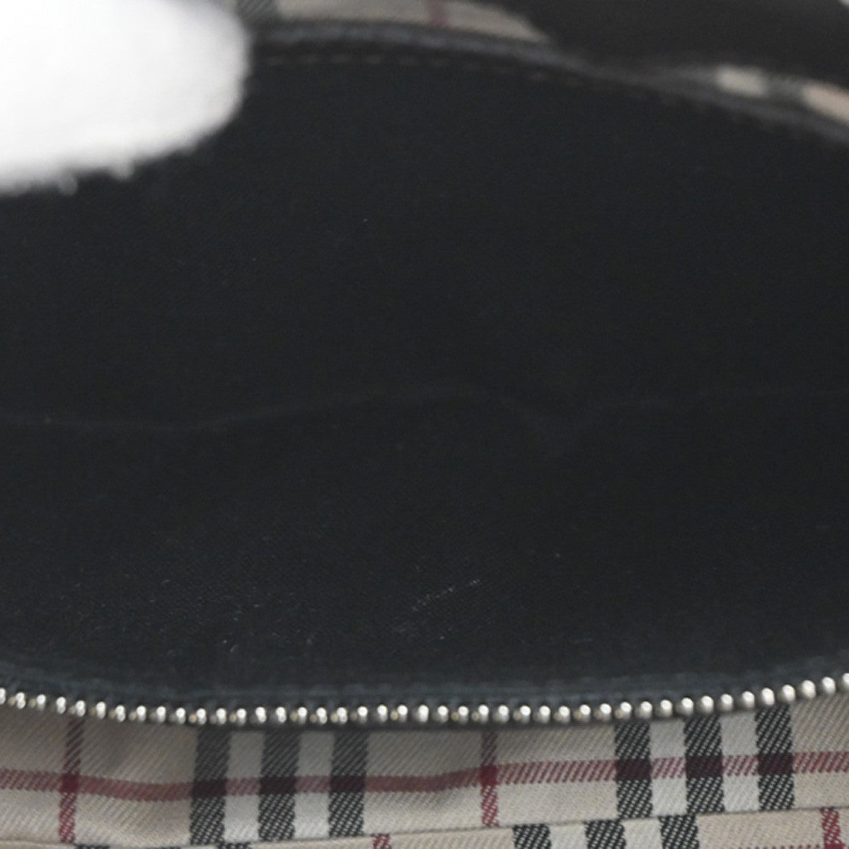 BURBERRY Logo Nova Check Shoulder Bag Leather Brown SHW 62CA380