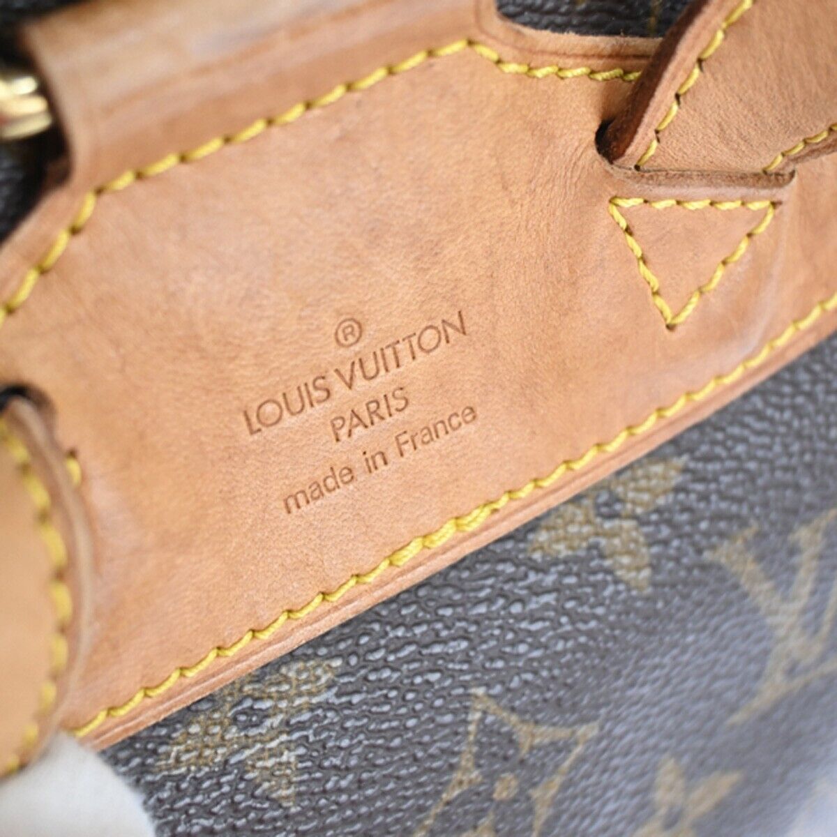LOUIS VUITTON Montsouris MM Backpack Bag Monogram Leather Brown M51136 79FA413