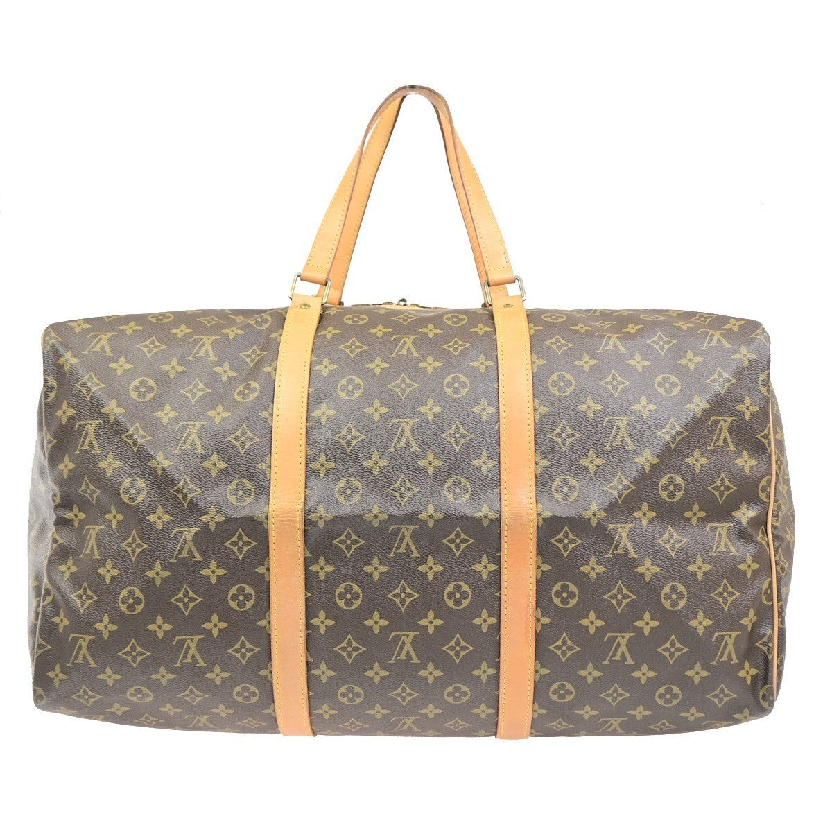 LOUIS VUITTON Sac Souple 55 Travel Hand Bag Monogram Leather BN M41622 72YJ231