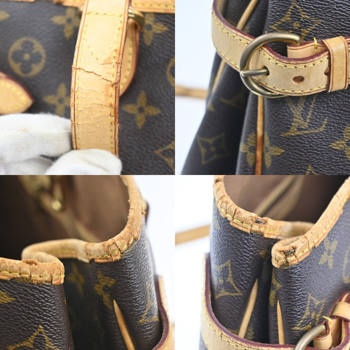 LOUIS VUITTON Batignolles Horizontal Shoulder Bag Monogram Brown M51154 62CA632
