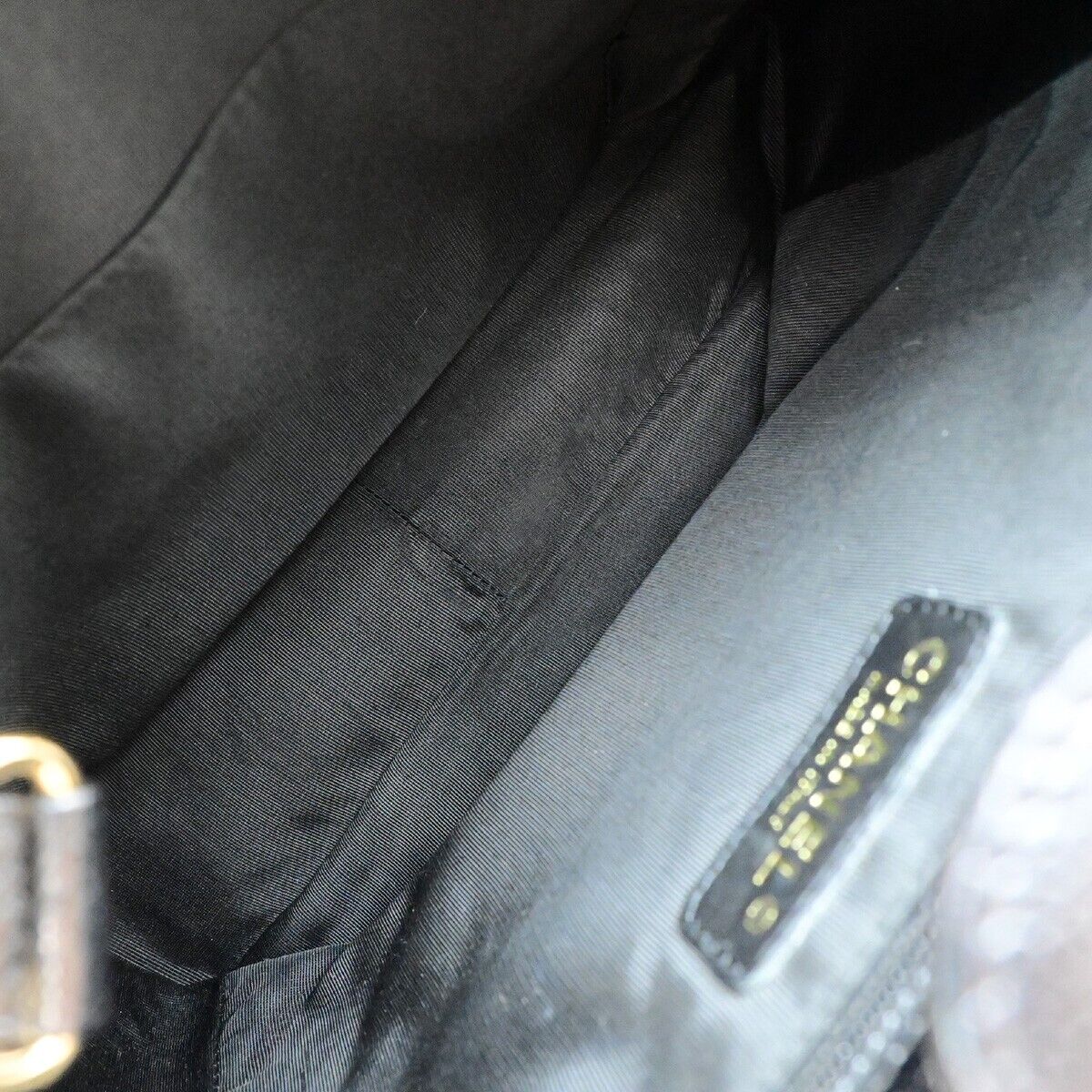 CHANEL CC Logo PST Chain Shoulder Bag Grained Calfskin Leather BK GHW 644RK686