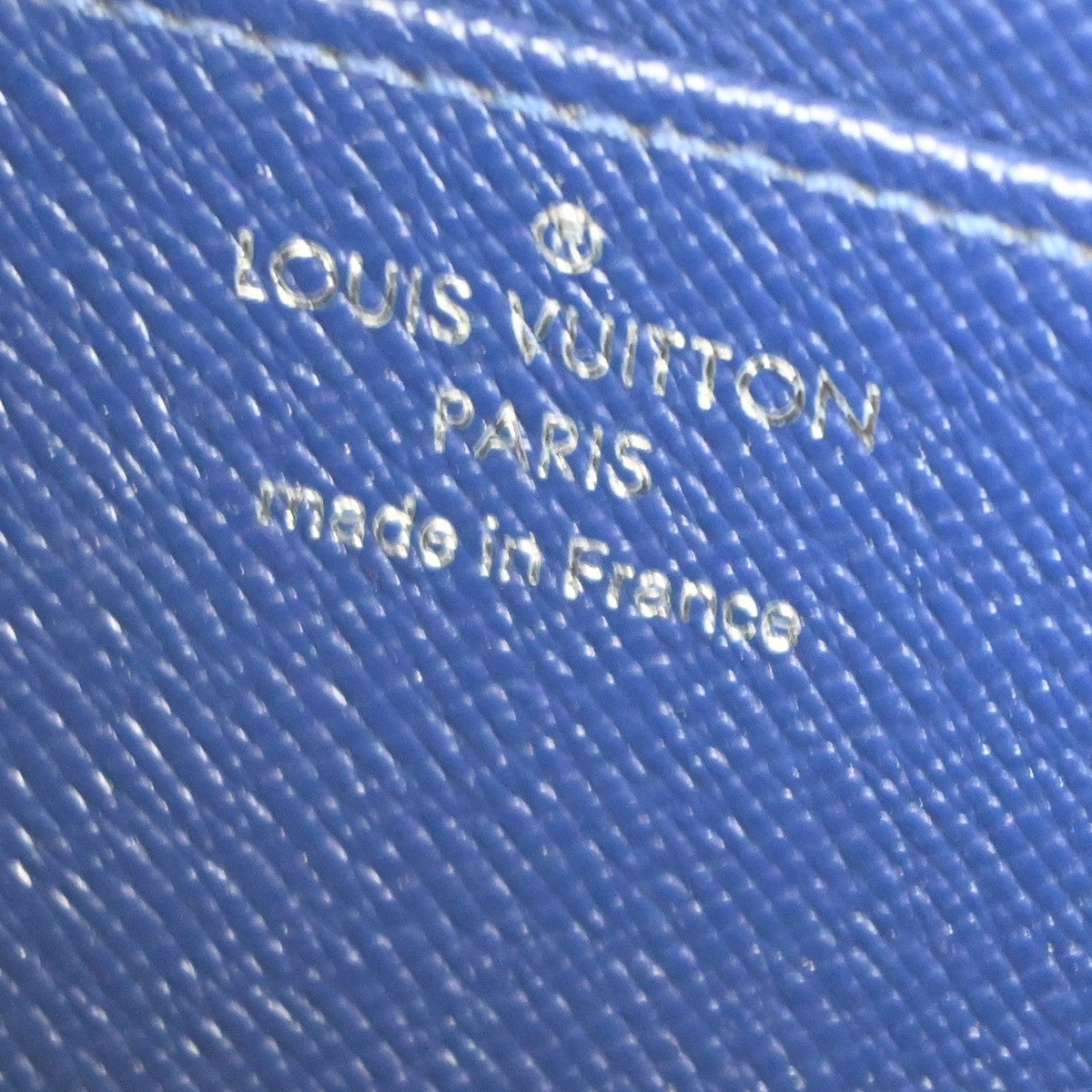 LOUIS VUITTON Portefeuille Twist Bifold Wallet Epi Blue Silver M62263 73TA249