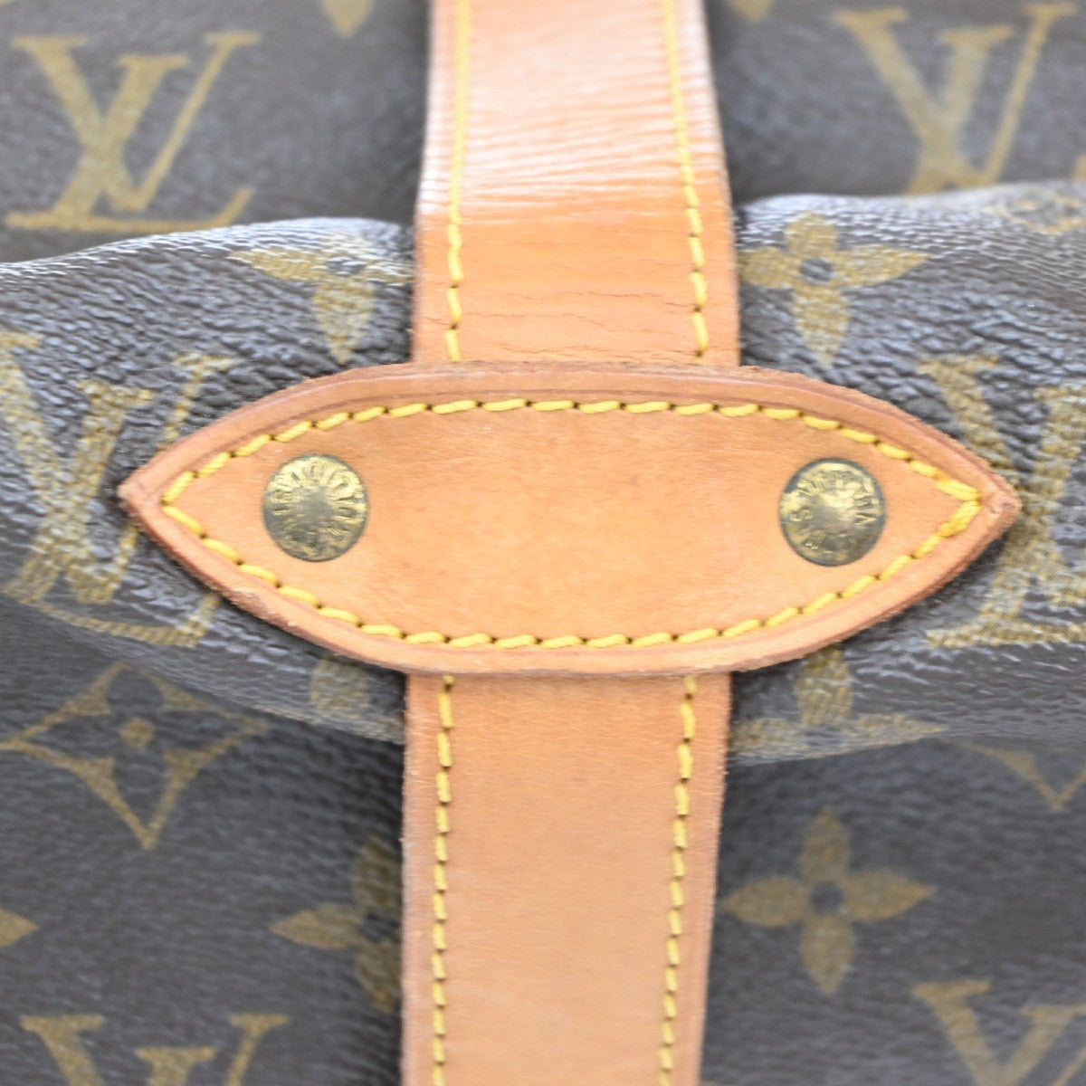 LOUIS VUITTON Saumur 35 Shoulder Bag Monogram Leather BN France M42254 11TA651
