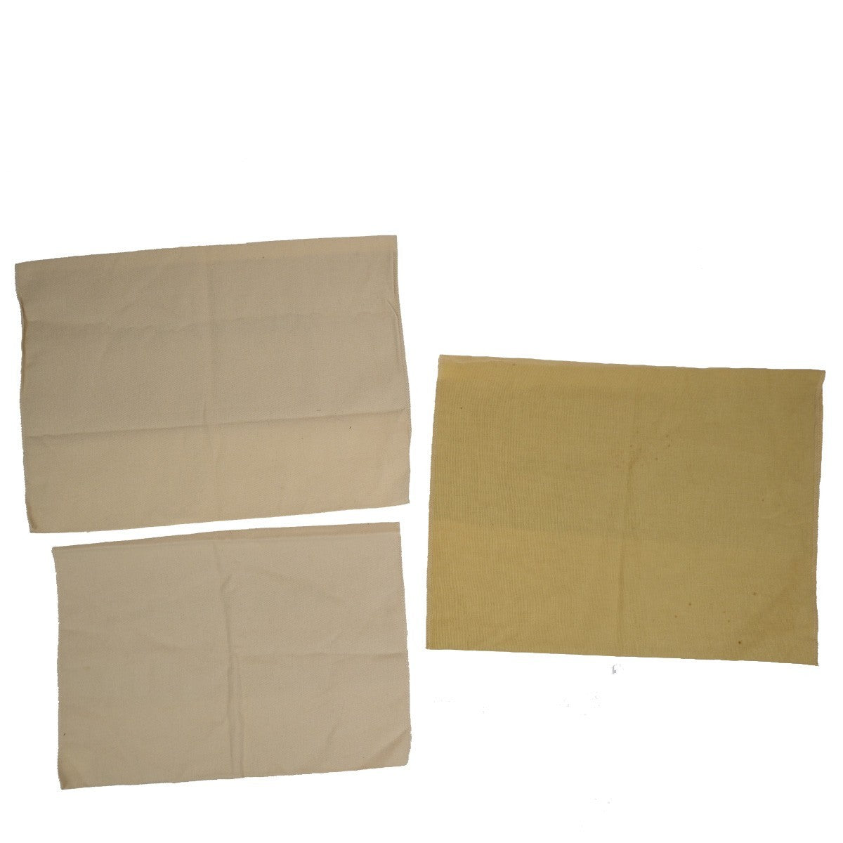LOUIS VUITTON Logo 10 Set Dust Bags Drawstring Canvas Cotton Beige Brown 09DA260