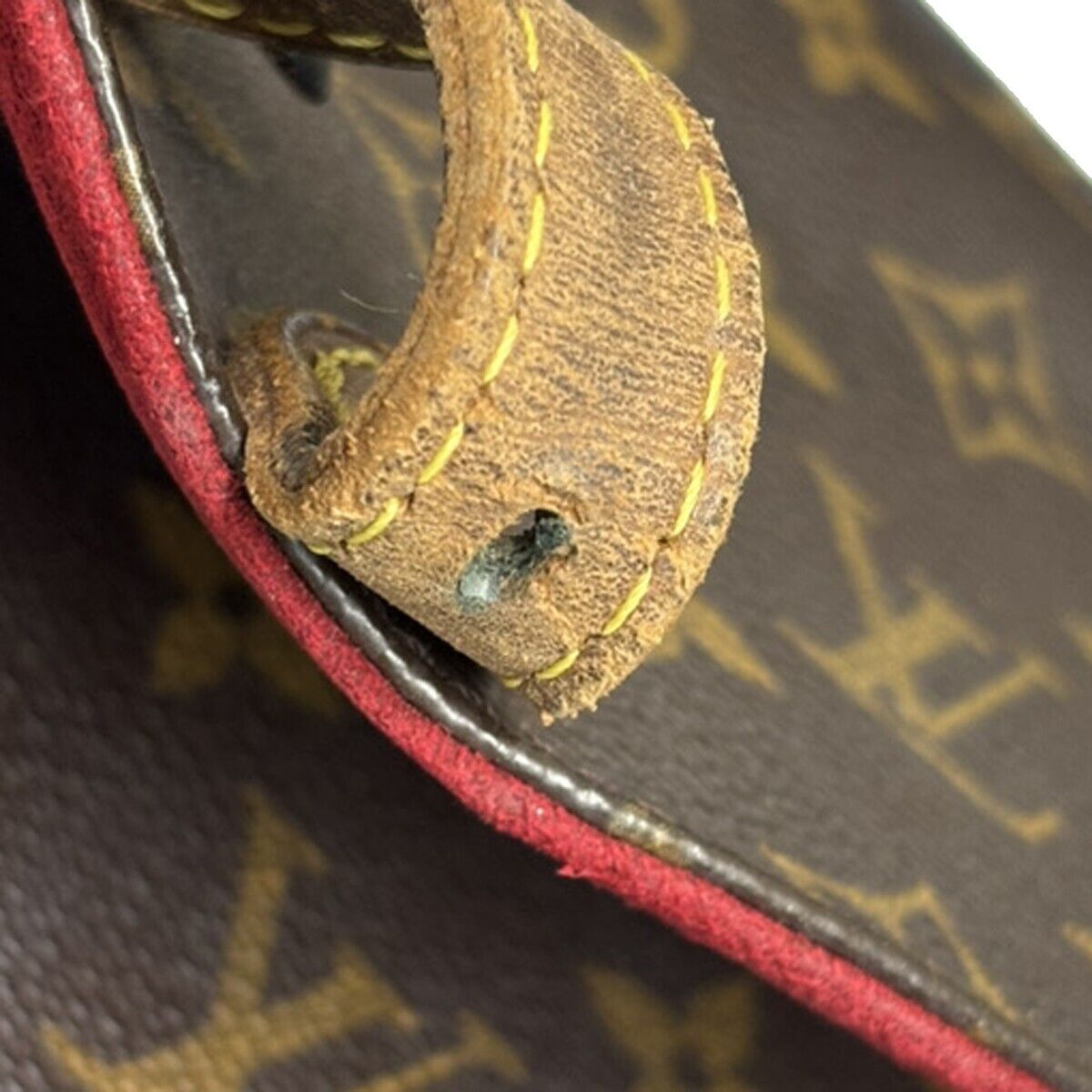 LOUIS VUITTON LV Tambourine Shoulder Bag Monogram Leather Brown M51179 73HC027