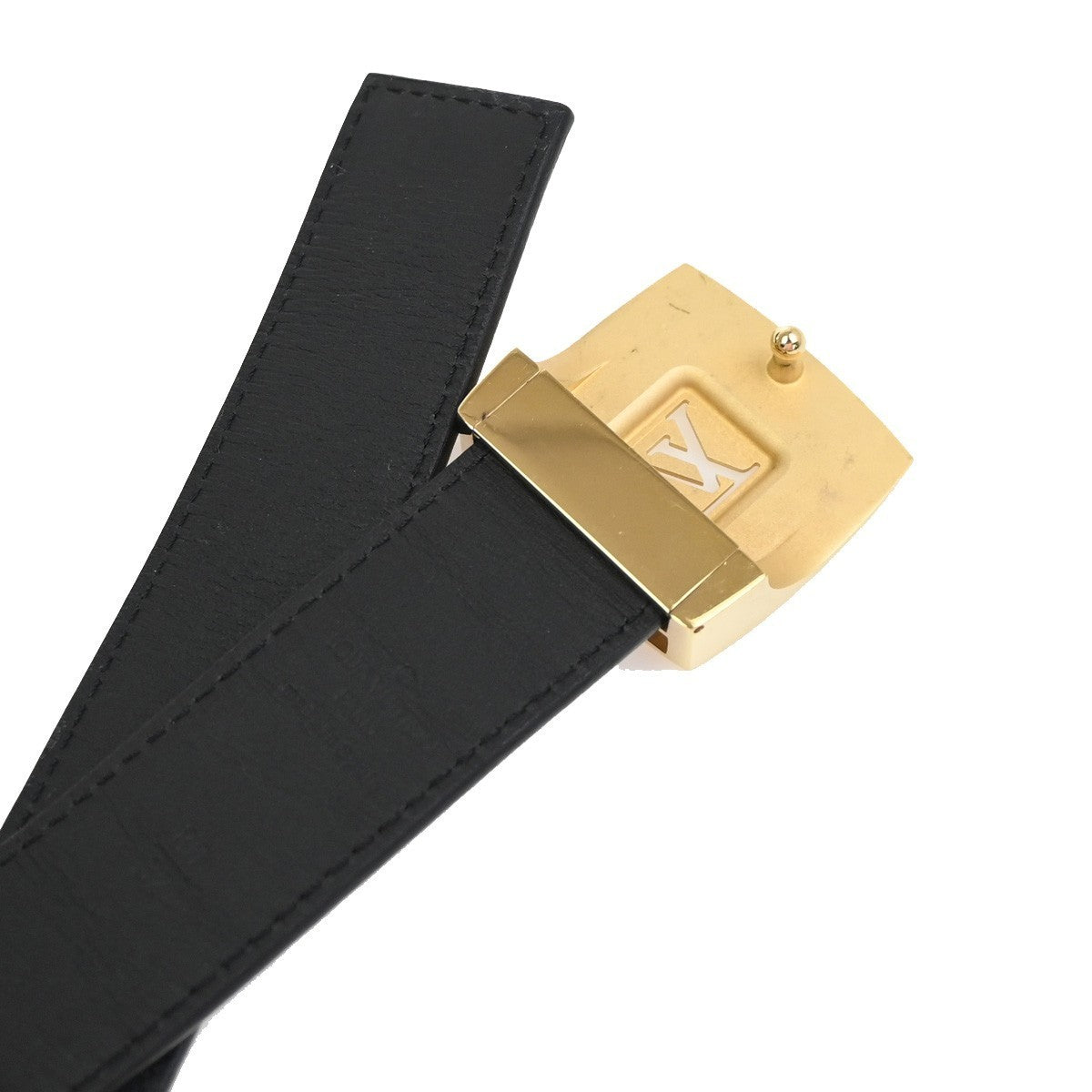 LOUIS VUITTON Ceinture LV Cut Buckle Belt 80/32 Monogram Multi Black 80YH977