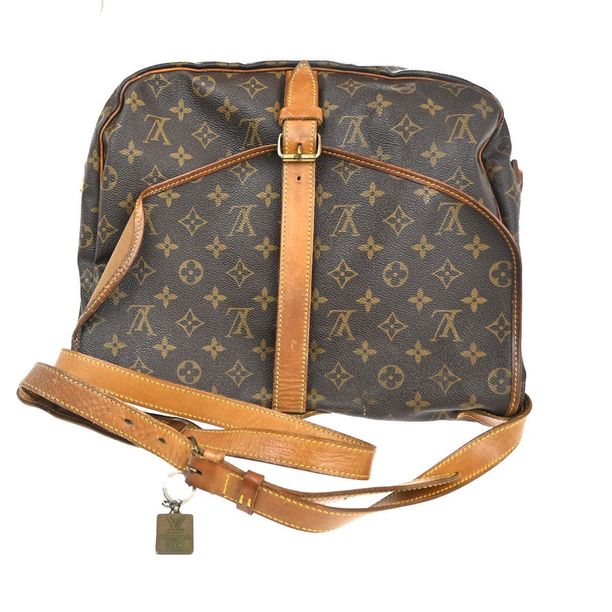 LOUIS VUITTON Saumur 35 Shoulder Bag Monogram Leather BN France M42254 82CA635