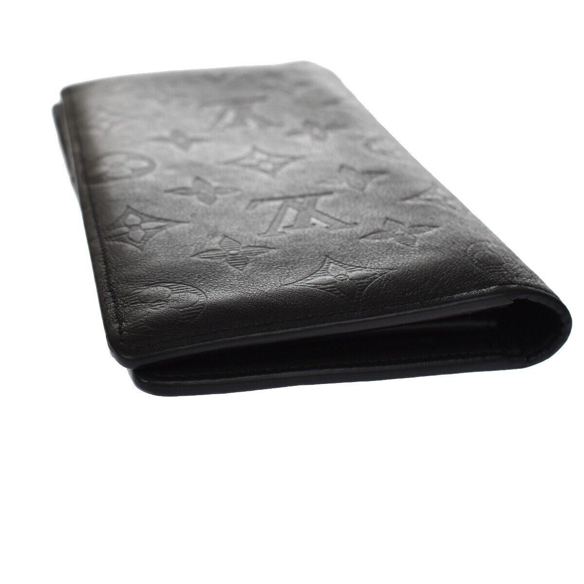 LOUIS VUITTON Brazza Long Bifold Wallet Monogram Shadow Black M62900 39GA845