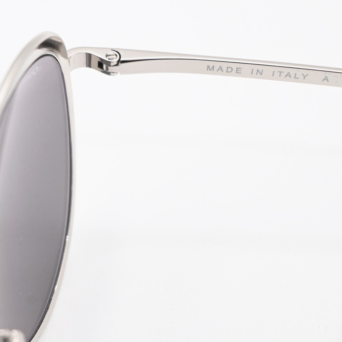 CHANEL CC Logo Sunglasses Eye Wear Mirror Lenz Plastic Metal Silver 4206 36RL592