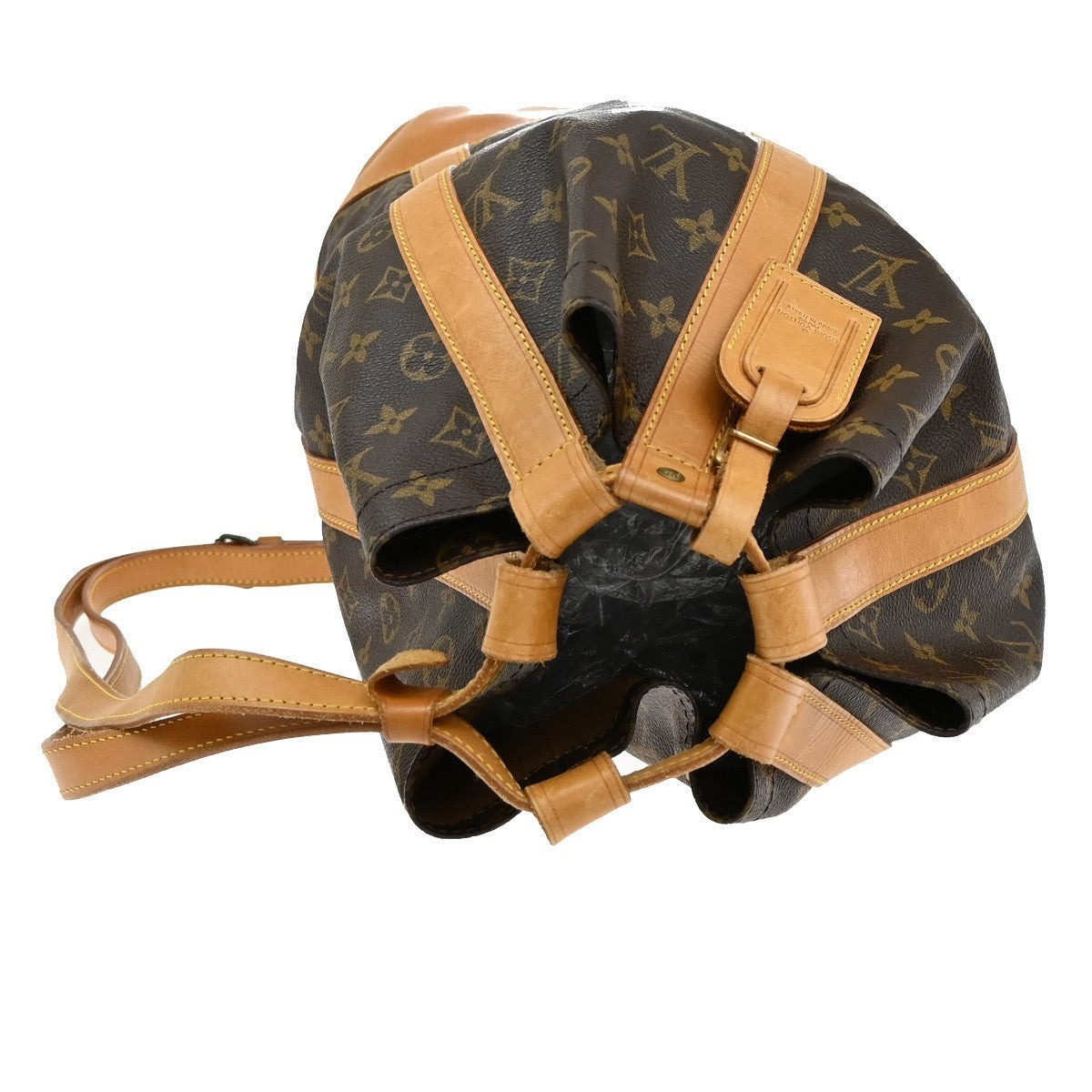 LOUIS VUITTON LV Randonnee GM Shoulder Bag Monogram Leather Brown M42244 85KB594
