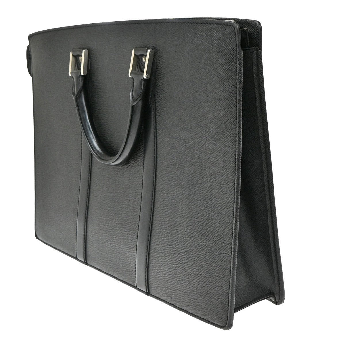 LOUIS VUITTON Porte Documents Lozan Briefcase Hand Bag Taiga BK M30052 68KP321