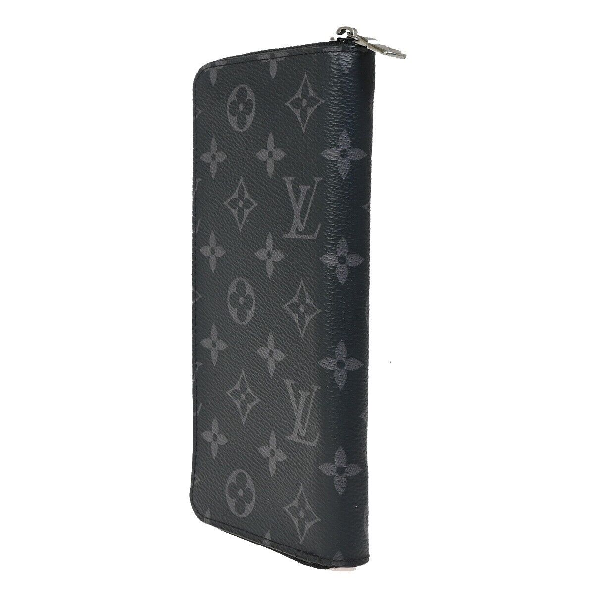 LOUIS VUITTON Zippy Wallet Vertical Monogram Eclipse Leather BK M62295 81FA615