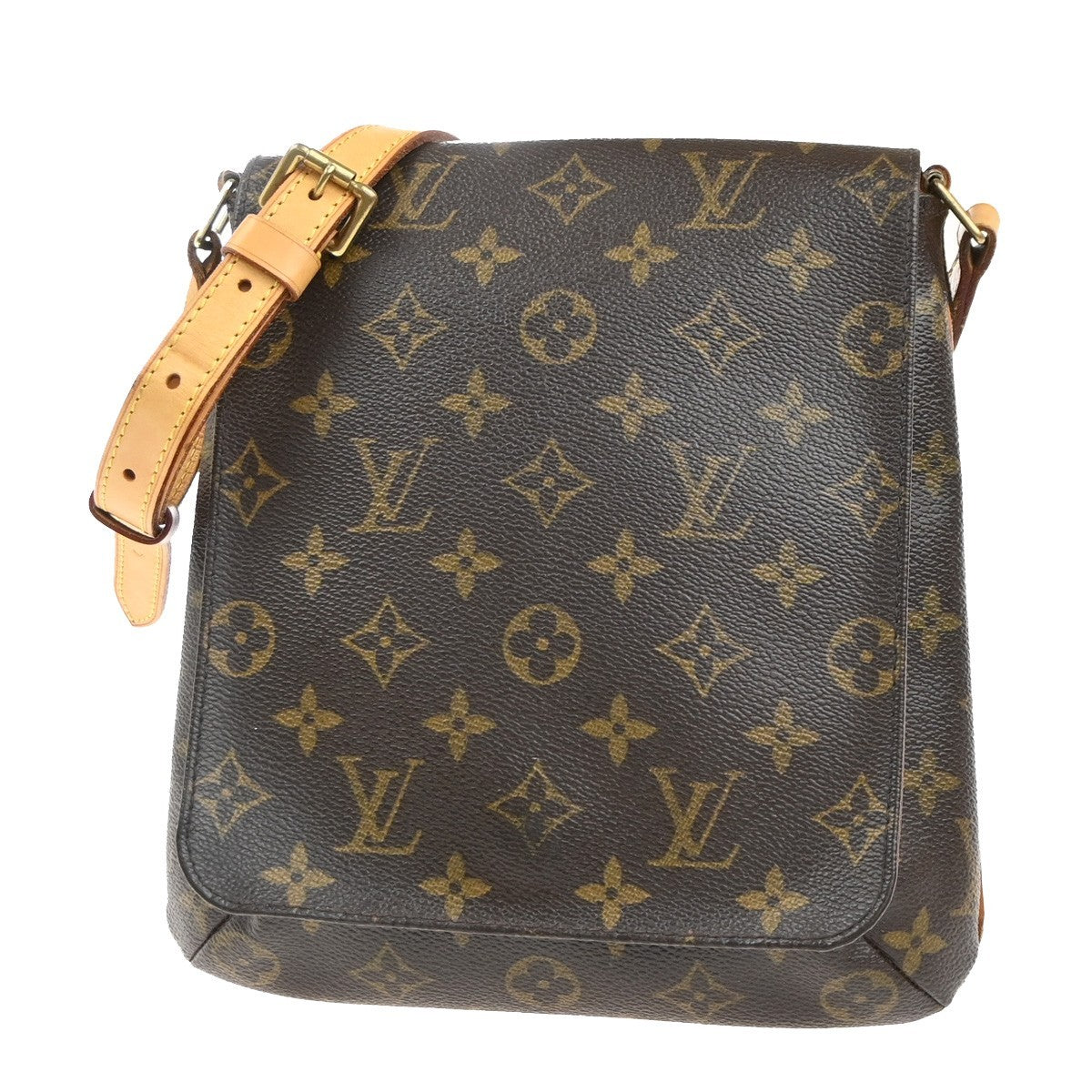 LOUIS VUITTON LV Musette Salsa Short Shoulder Bag Monogram Brown M51258 80EG367