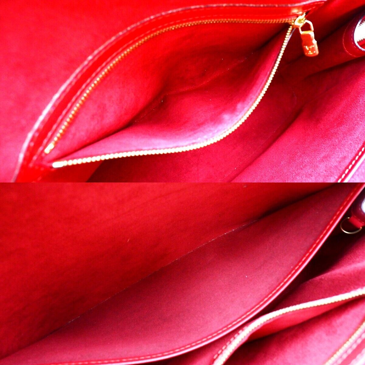 LOUIS VUITTON LV Lussac Shoulder Bag Epi Leather Red France M52287 35EC930