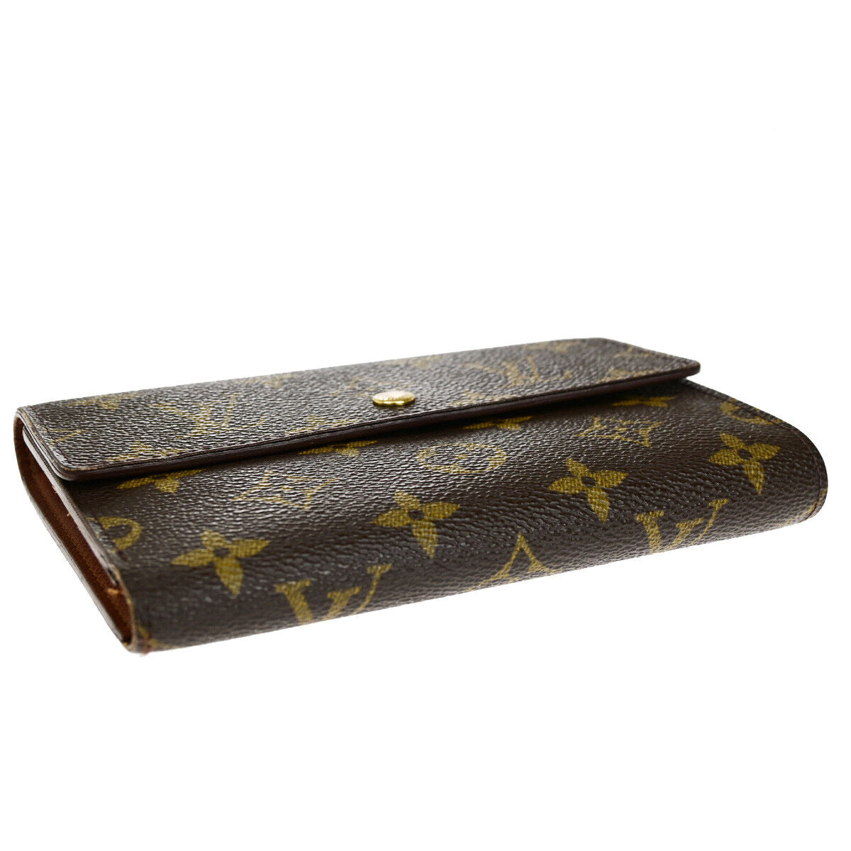 LOUIS VUITTON Porte Tresor Etui Papier Trifold Wallet Monogram BN M61202 67YE663