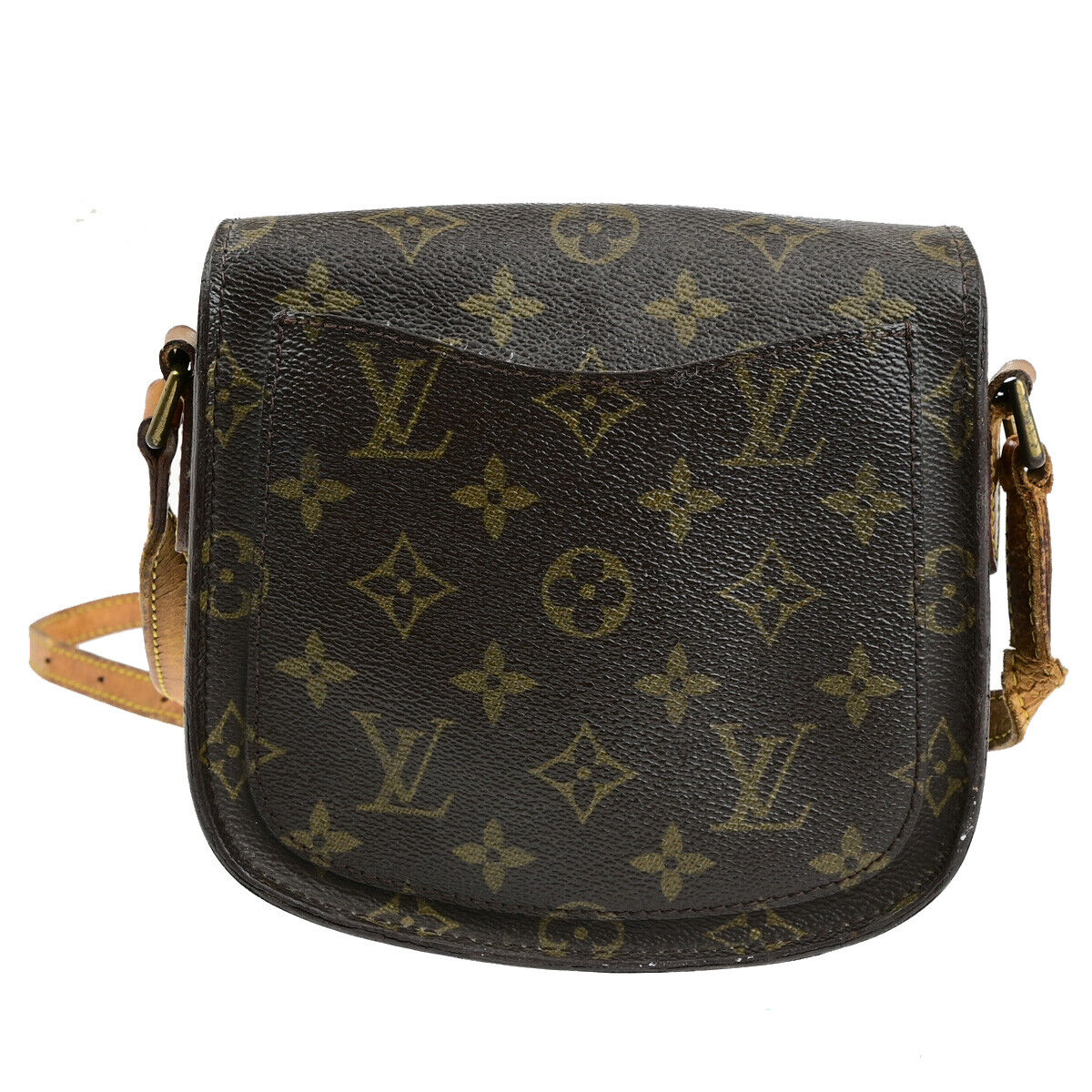 LOUIS VUITTON Mini Saint Cloud Shoulder Bag Monogram Leather BN M51244 04YG772