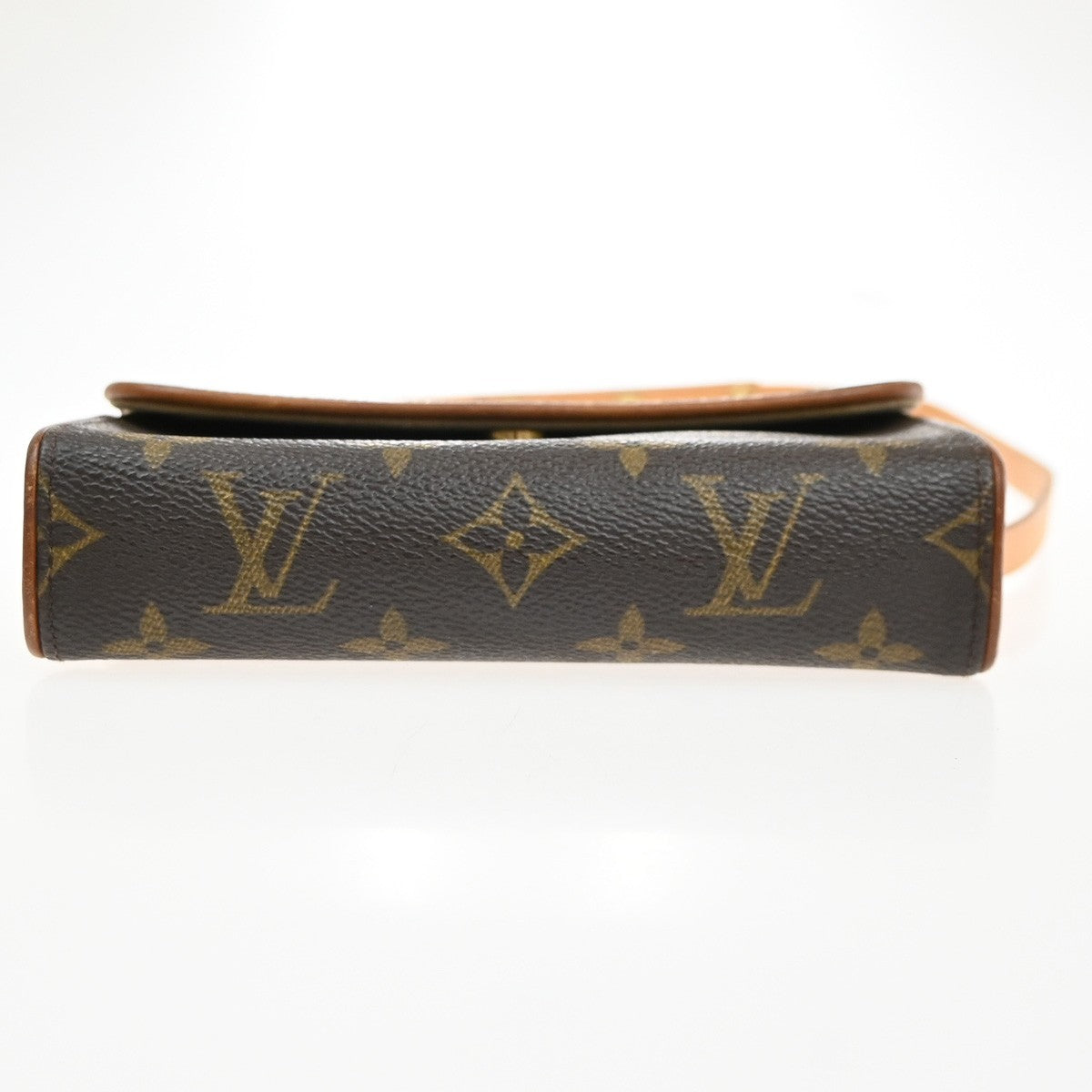 LOUIS VUITTON Pochette Florentine Bum Bag Monogram Leather Brown M51855 88MA631