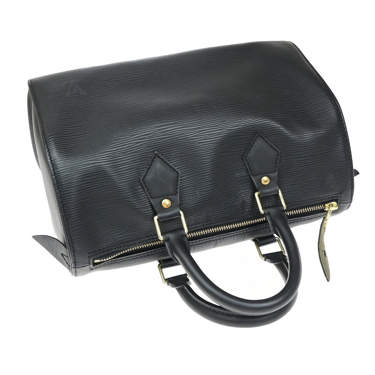 LOUIS VUITTON LV Speedy 25 Travel Hand Bag Epi Leather Black M59032 16MA703