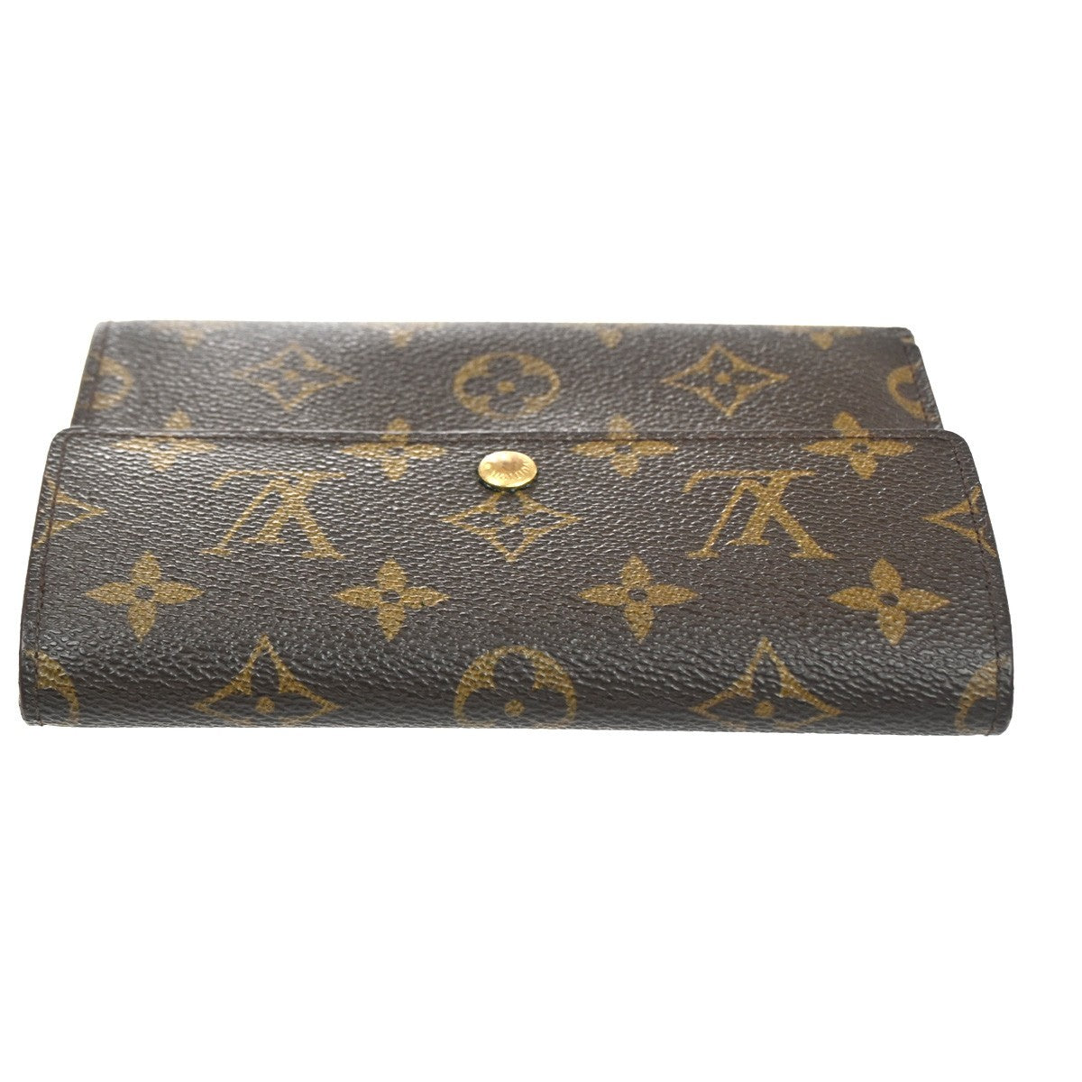 LOUIS VUITTON Porte Tresor Etui Papier Trifold Wallet Monogram BN M61202 04KD002