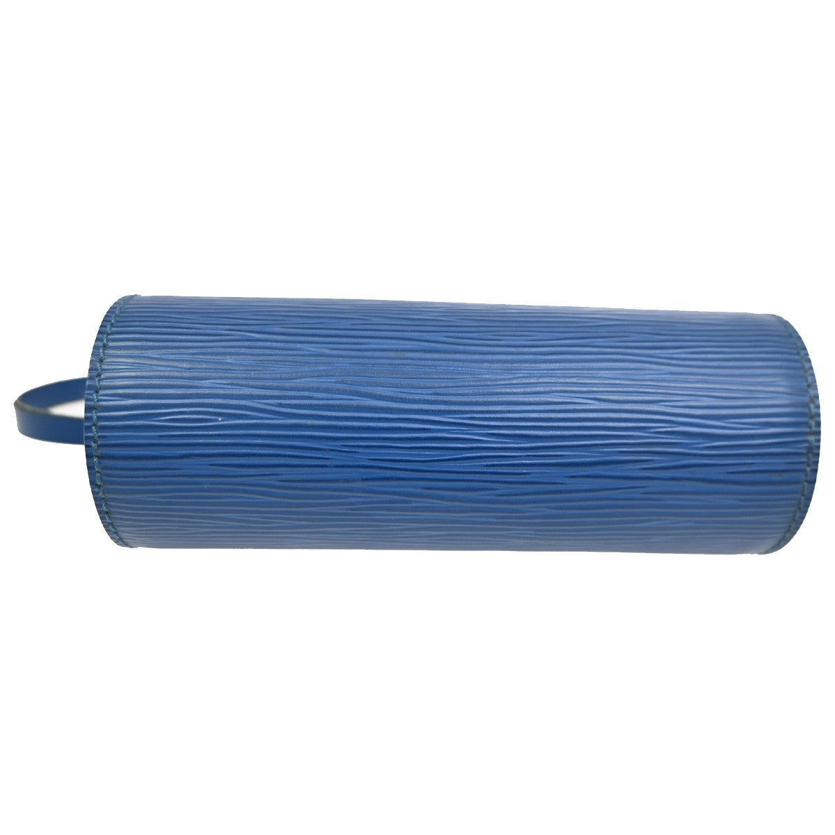 LOUIS VUITTON Soufflot Pouch Mini Hand Bag Bag Epi Leather Toledo Blue 61TA252