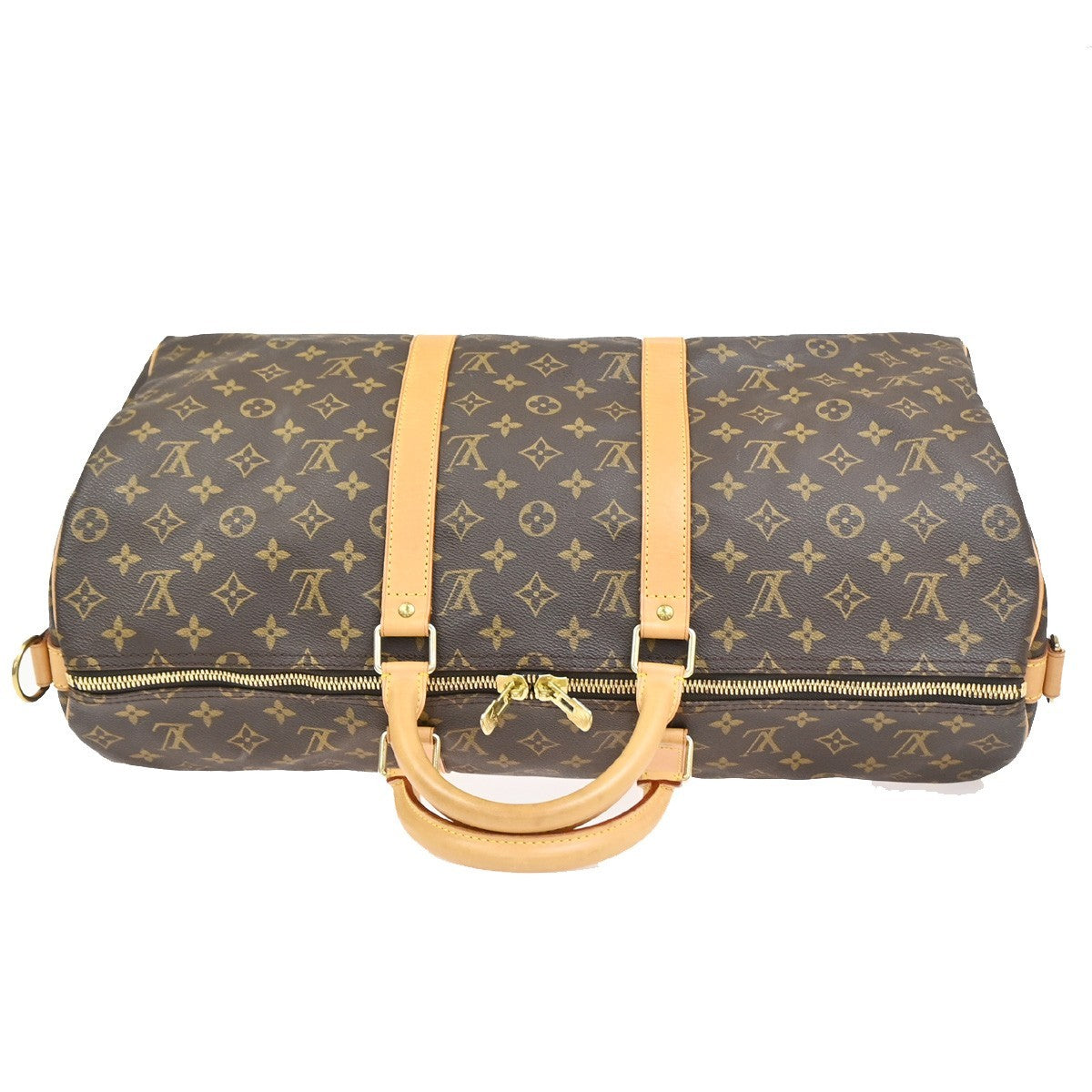 LOUIS VUITTON Keepall Bandouliere 50 Handbag Monograme Leather BN M41416 11ZA354