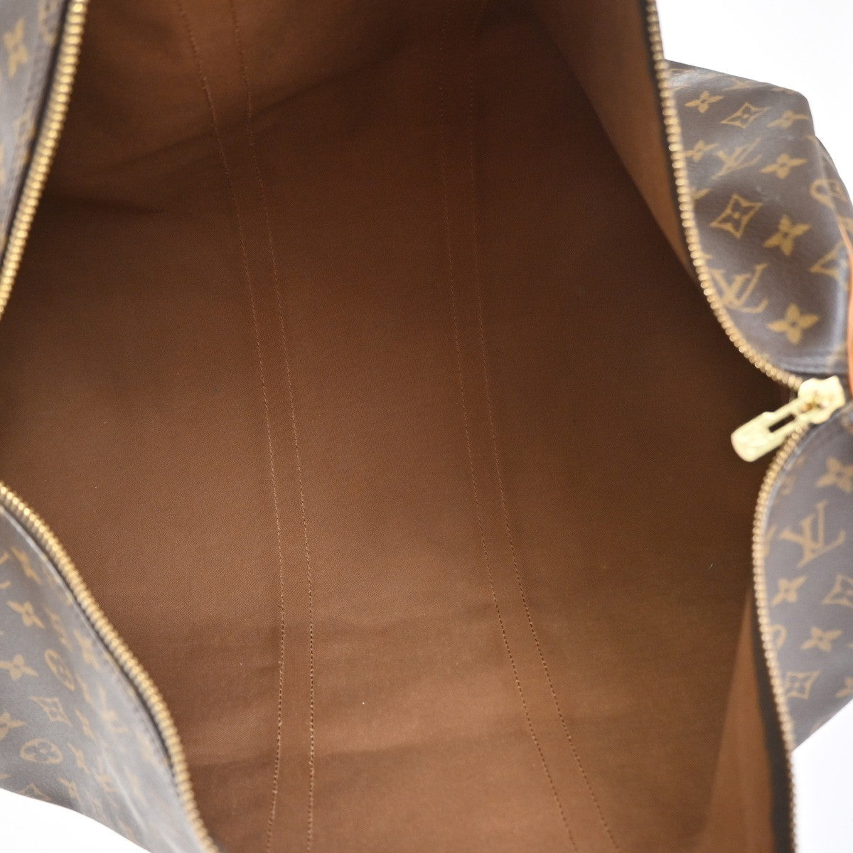 LOUIS VUITTON Keepall 55 Travel Hand Bag Monogram Leather Brown M41424 77YJ053