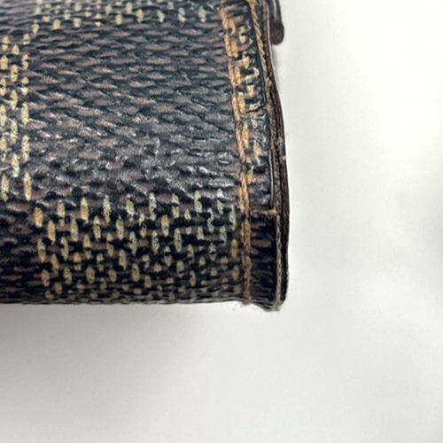 LOUIS VUITTON Porte Monnaie Credit Wallet Damier Ebene Leather BN N61724 02KC719