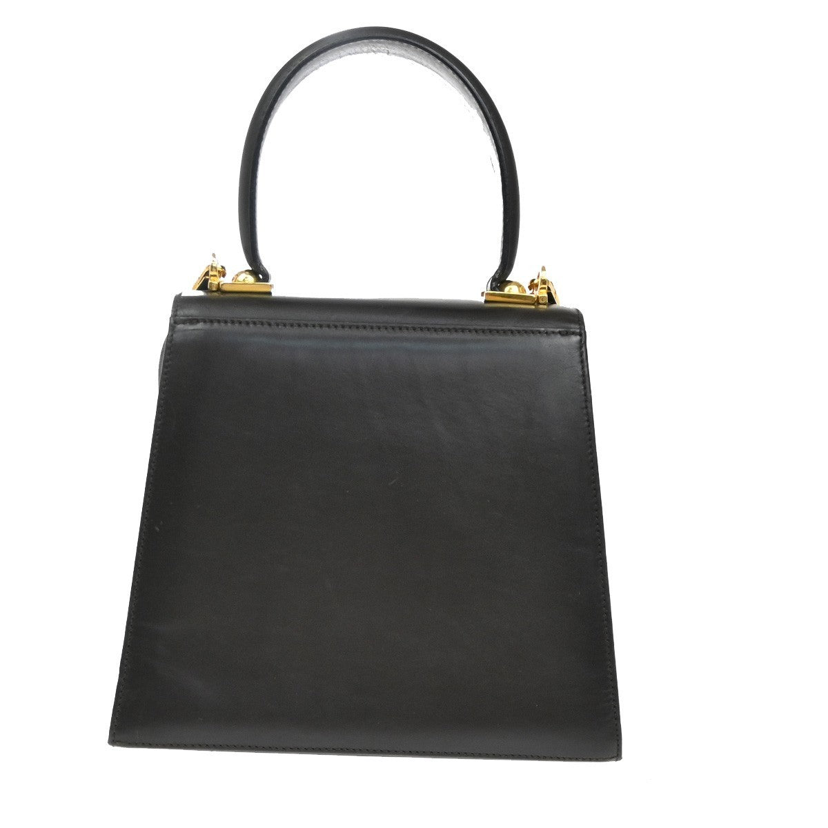 SALVATORE FERRAGAMO Logo Gancini 2Way Shoulder Hand Bag Leather Brown 83RF550