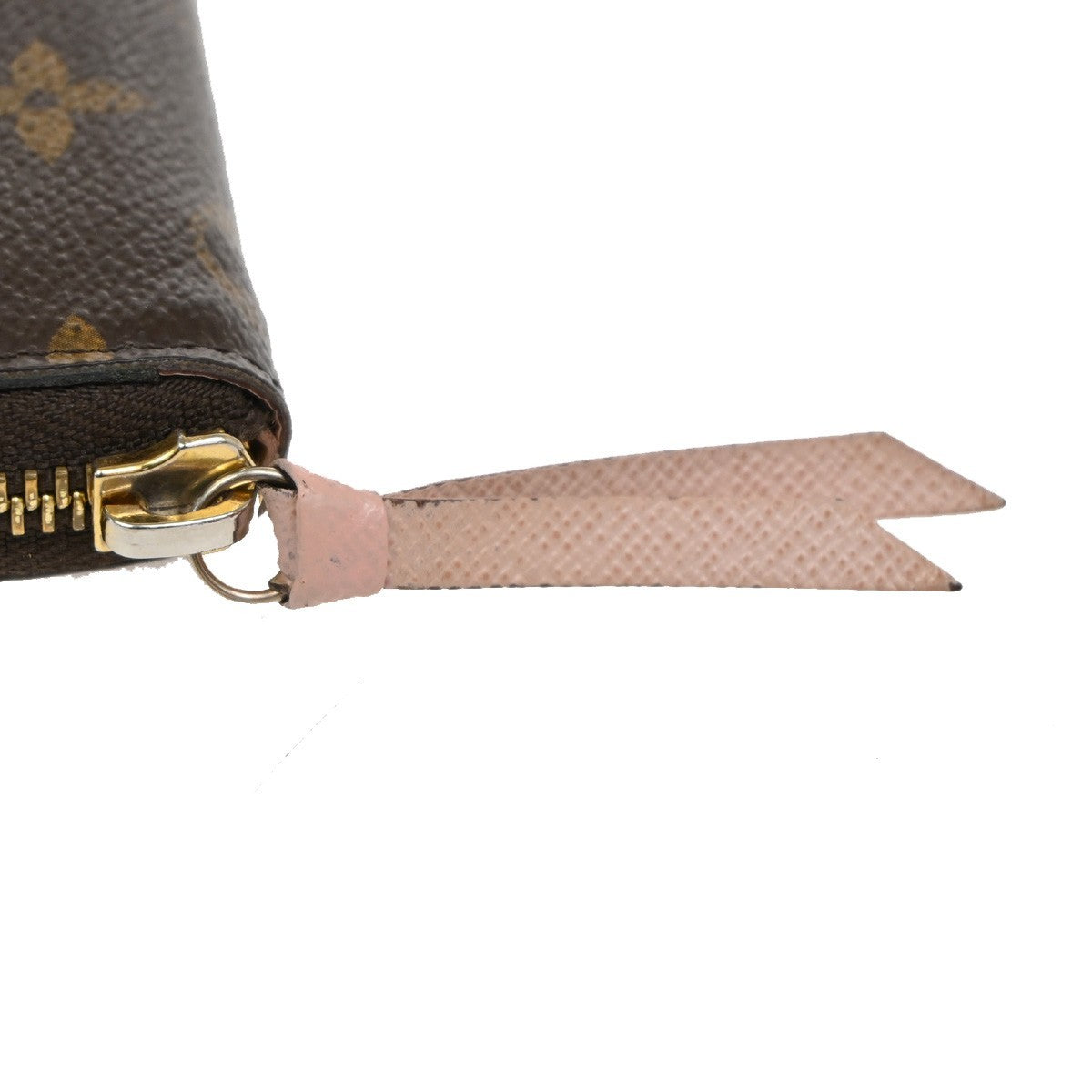LOUIS VUITTON Clemence Zippy Long Wallet Monogram Leather Brown M61298 80DA242