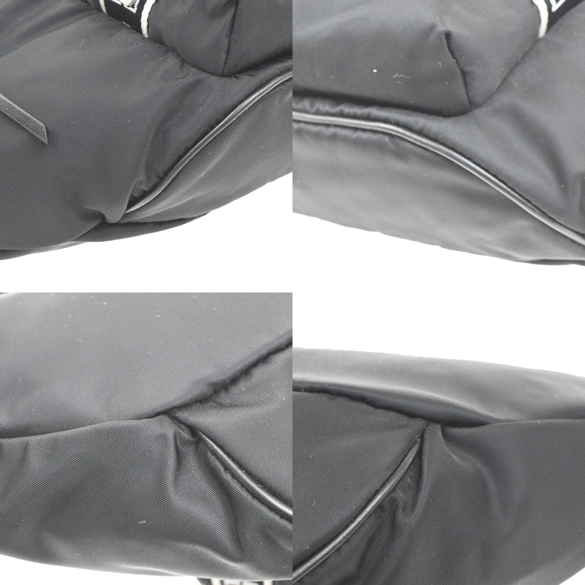 GIVENCHY Logo Bum Body Bag Canvas Leather Black Romania 34MA172