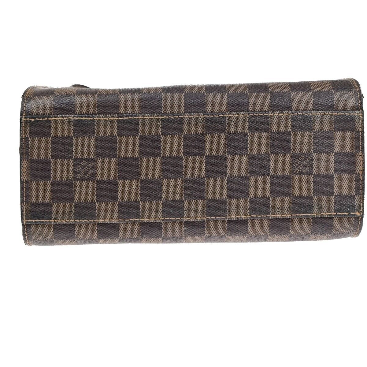 LOUIS VUITTON Triana Hand Bag Damier Ebene Leather Brown France N51155 35EB139