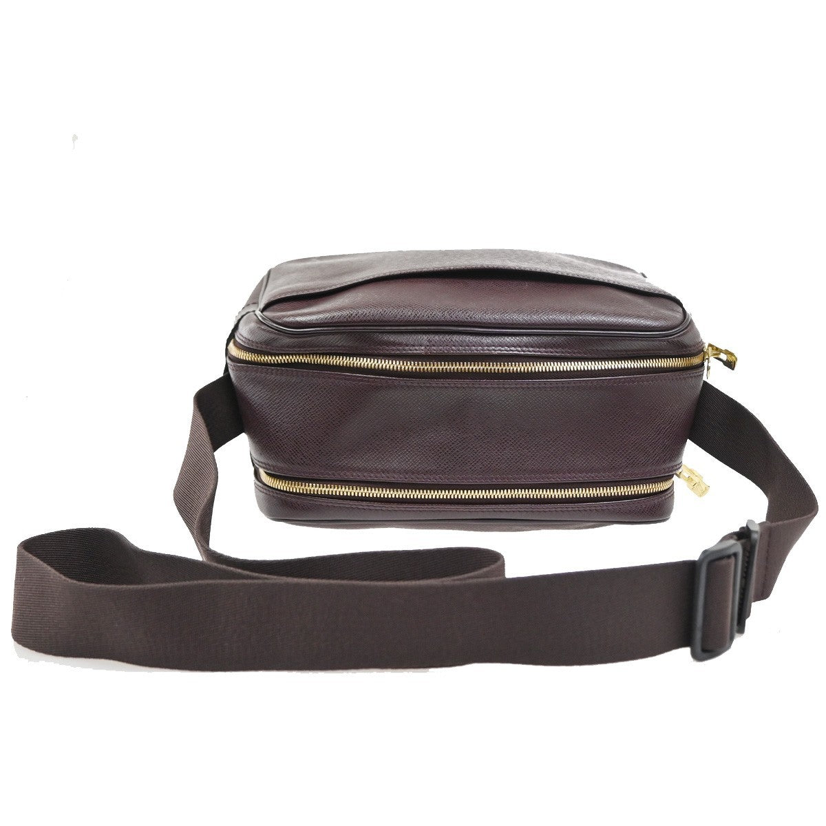 LOUIS VUITTON Reporter Crossbody ShoulderBag Taiga Leather Acajou M45254 82SA045
