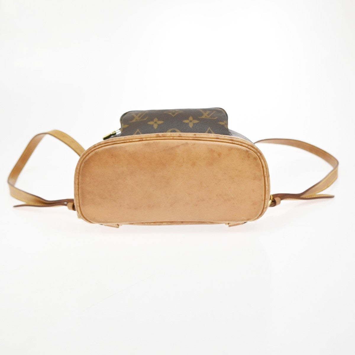 LOUIS VUITTON Mini Montsouris Backpack Bag Monogram Leather Brown M51137 79YJ030