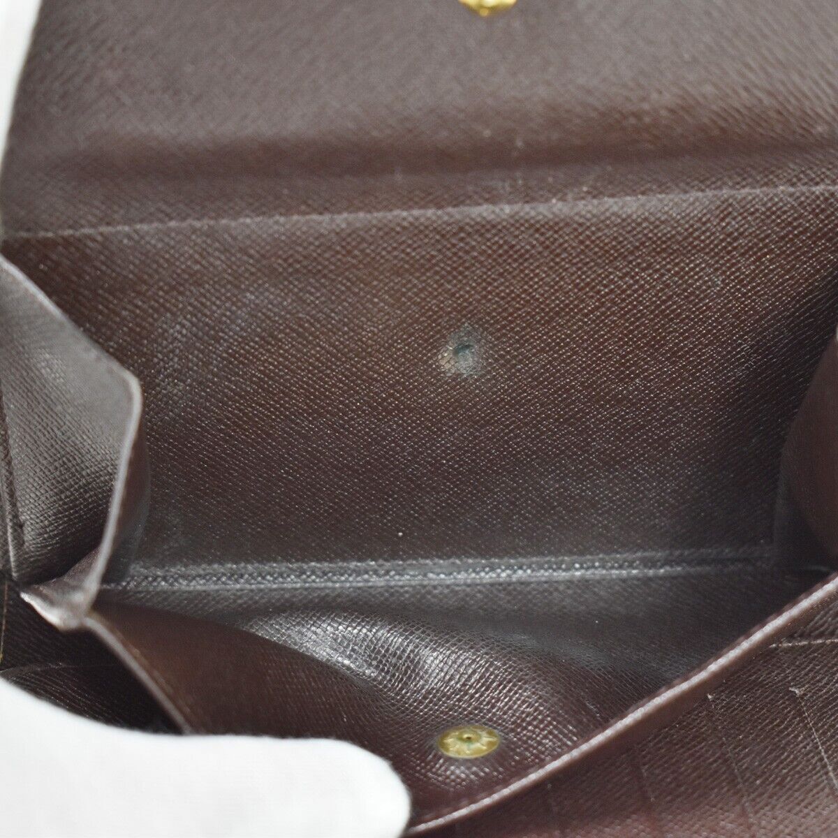 LOUIS VUITTON Tresor Etui Papier Trifold Wallet Damier Leather BN N61202 62YB756