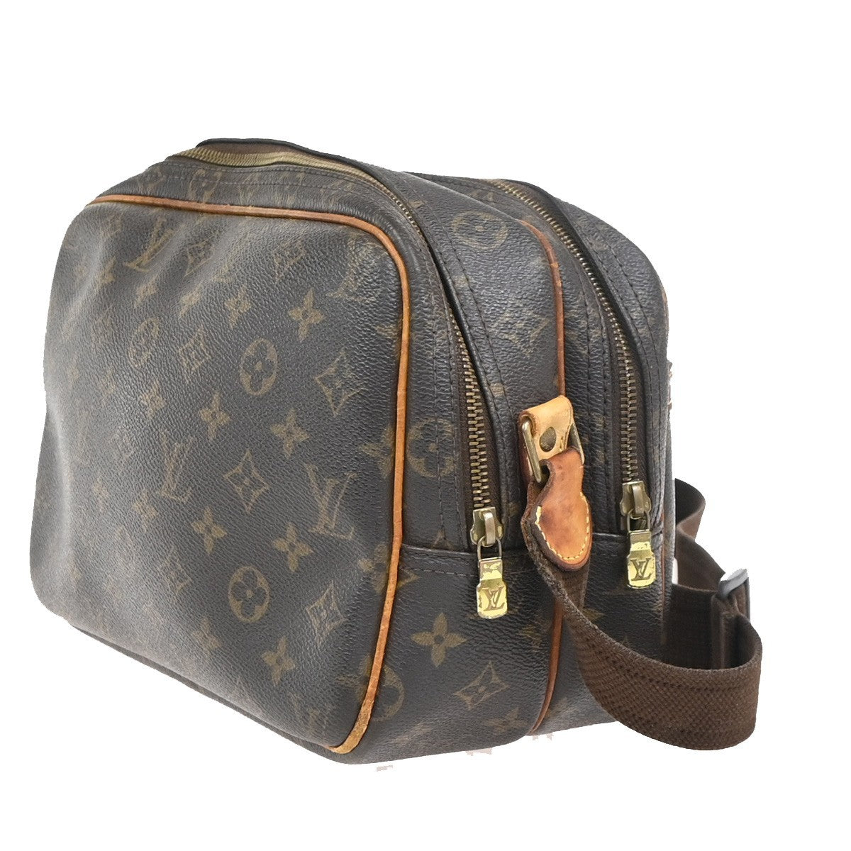 LOUIS VUITTON Reporter PM Crossbody Shoulder Bag Monogram Leather M45254 36KC824