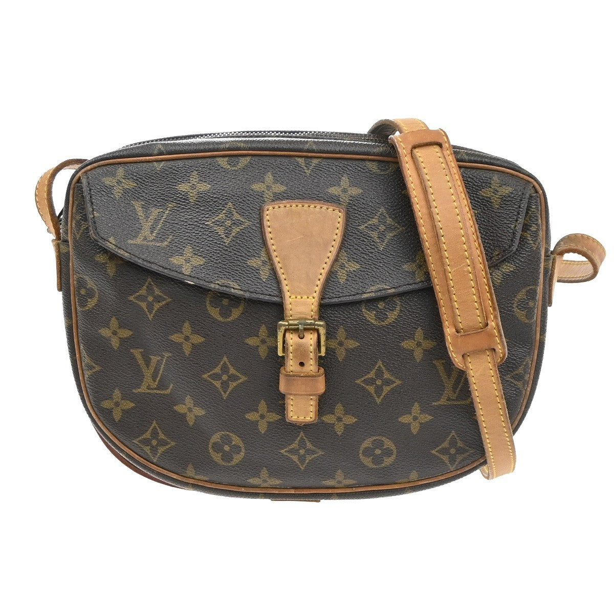 LOUIS VUITTON Jeune Fille MM Shoulder Bag Monogram Leather Brown M51226 32SA151