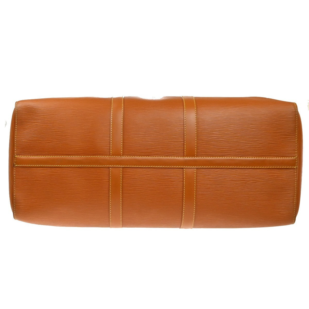 LOUIS VUITTON LV Logo Keepall 50 Travel Hand Bag Epi Leather M42968 Gold 23RL844