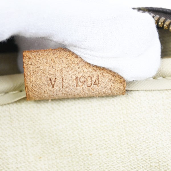 LOUIS VUITTON LV Logo Deauville Hand Bag Monogram Leather Brown M47270 35YJ033