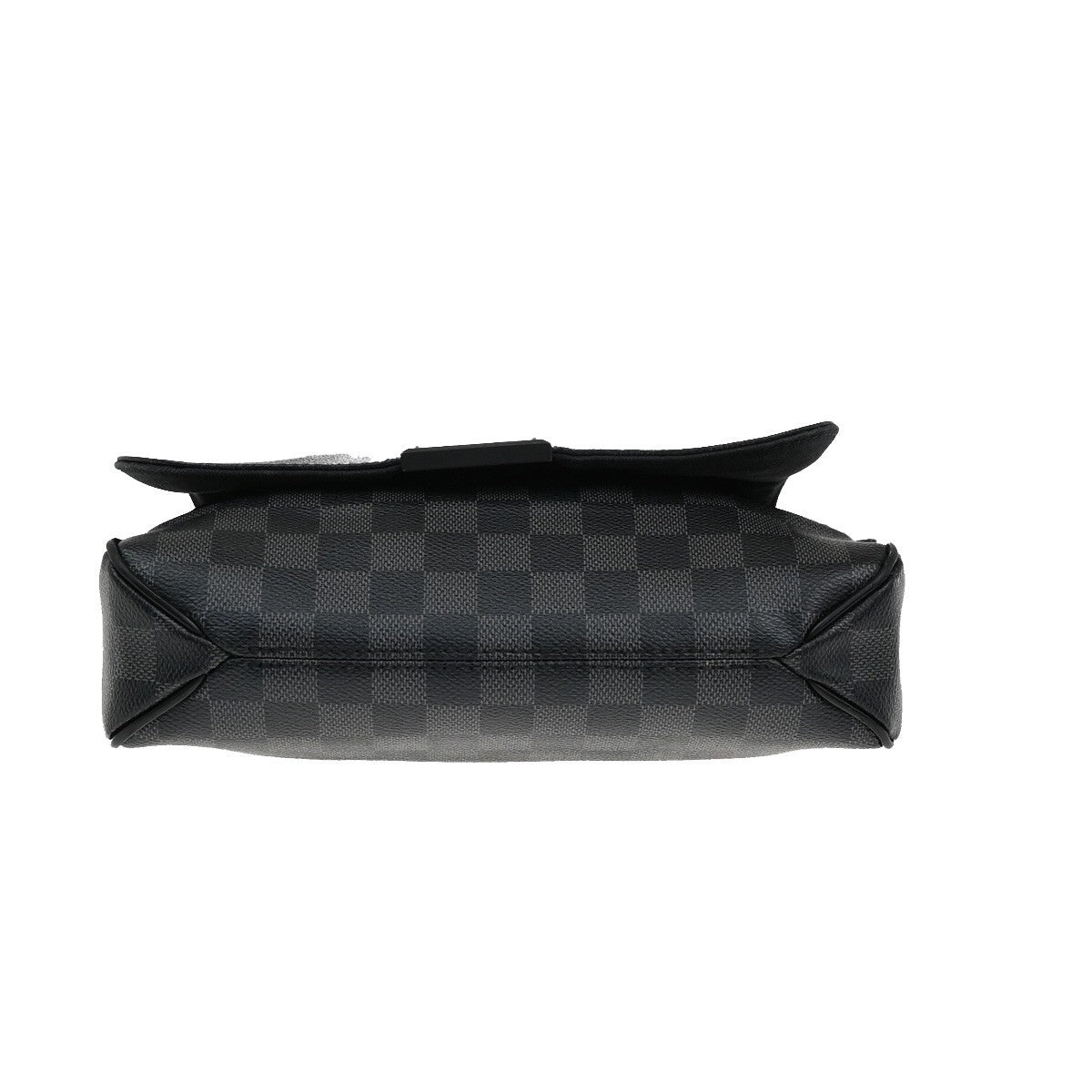 LOUIS VUITTON Logo District PM Shoulder Bag Damier Graphite Black N41260 94EE207