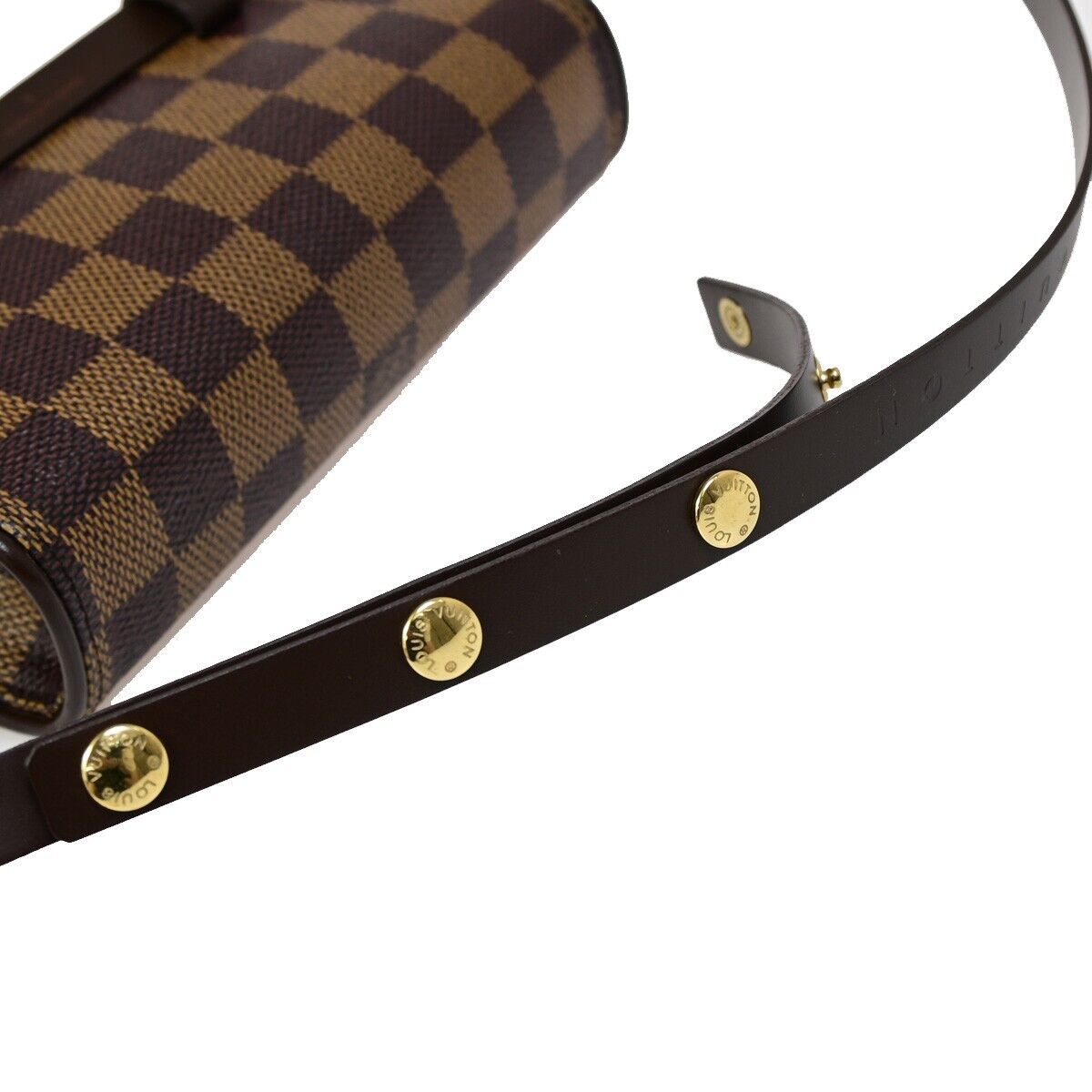 LOUIS VUITTON Pochette Florentine Bum Bag Damier Leather Brown N51856 59FA605